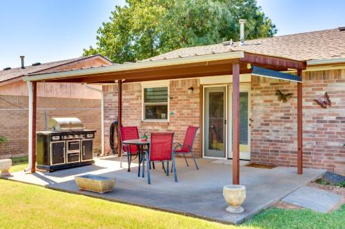 Cozy Oklahoma Retreat with Covered Patio and Gas Grill