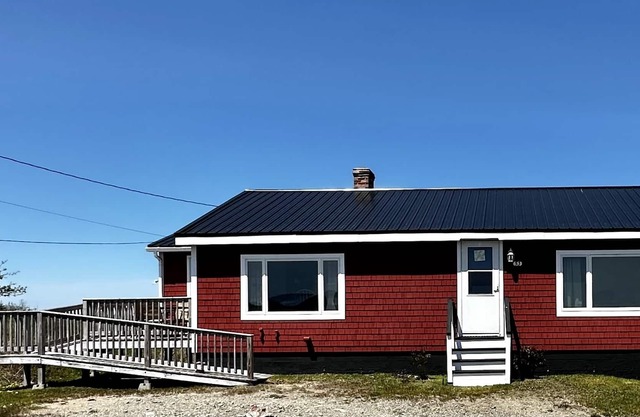 Cozy ranch home situated off the main road overlooking Moosabec Reach.