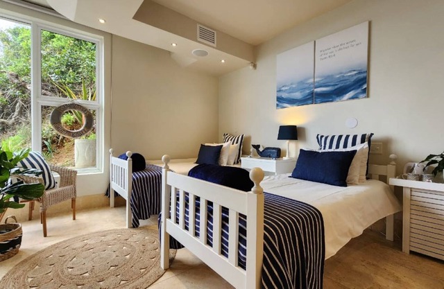 Cosy Room for 4 Children With a Partial sea View