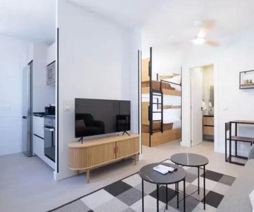 Cozy studio 2B in Ciudad Lineal for 4 pax - Zigia B