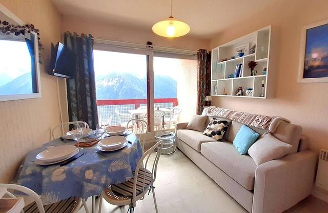 Estudio acogedor para 4 en Saint-Lary-Soulan con cocina equipada
