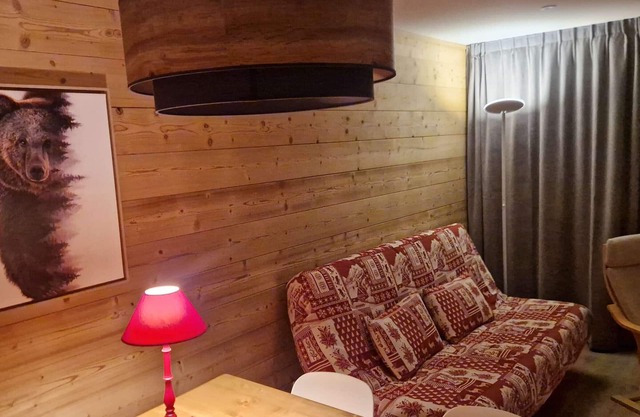 Estudio acogedor para 4 pers en L'Alpe d'Huez, cerca de pistas, mascotas bienvenidas