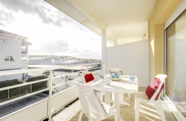 Biscarrosse Playa - Apartamento T3 a 50m del océano y cerca del centro con balcón orientado al sur