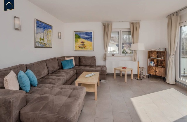 Cómodo y acogedor apartamento en Wolgastsee con Wi-Fi y chimenea.