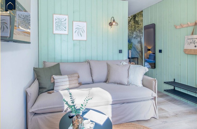 Cozy vacation bungalow with inviting terrace in idyllic Benz