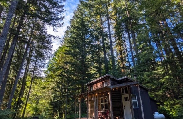 Whimsical & Cozy Cabin Near Mt. Rainier – A Nostalgic Forest Getaway✨