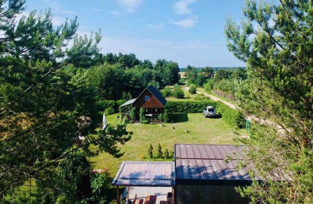 Cozy, Wooden Cabin "Lawendowe Zacisze"50 km from Gdansk,10 min from the beach