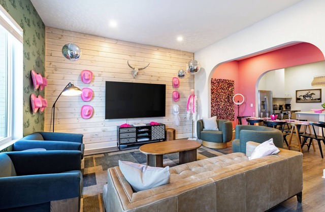 Curated Bachelorette Retreat w/ Balcony, Glam Room, Roof | Close to Downtown!