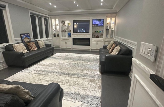 Custom home with pool table