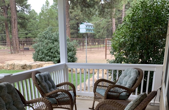 Custom ranch style home on 10 acres in the forest