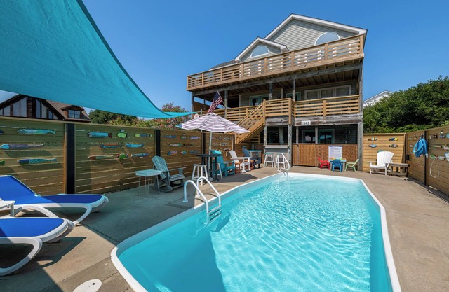 D3943 The Pup Deck. Oceanside, Pool, Hot Tub, Pets OK, Beach & Sound Access!