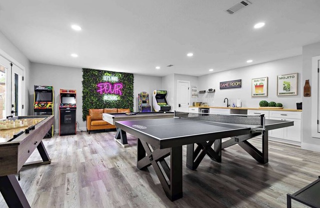 Dallas Fun Haus: Pool, Massive Game Room, and Atrium