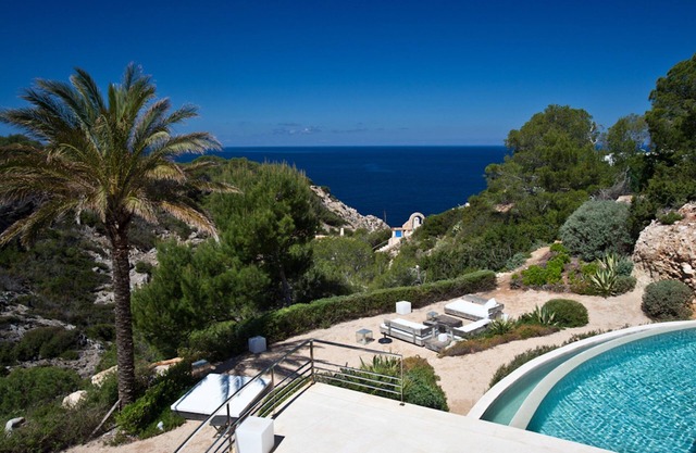 Dazzling Ibiza Villa | Villa Peverell | 3 Bedrooms | Private Beach | Spacious Furnished Sun Terrace | Private Outdoor Pool | Shaded Outdoor Dining Area | Private Garden | Cala Vadella