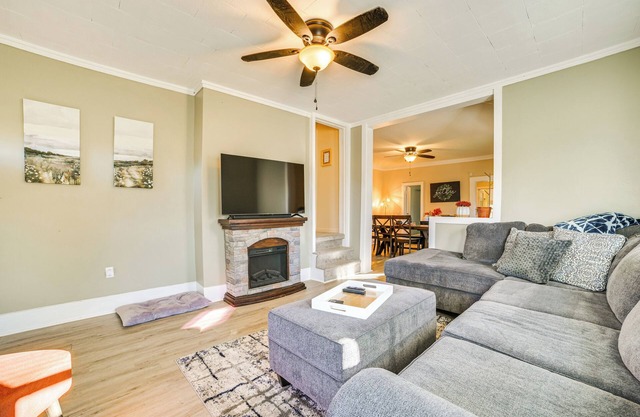 Deck & Fire Pit: Peaceful Home in Elmira
