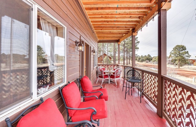 Deck + Grill: Serene Nature Escape in Overgaard