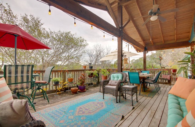 Deck & Private Hot Tub: Pet-Friendly Austin Home