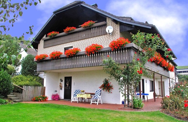 Estancia en la terraza del jardín Deifeld