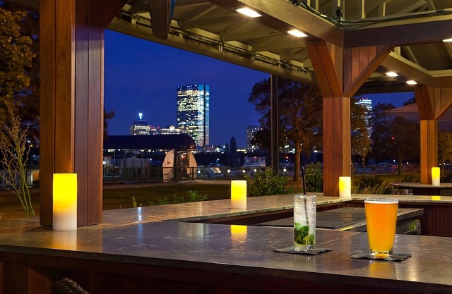 Delight in Boston Skyline Views from a Comfy Room near Harvard