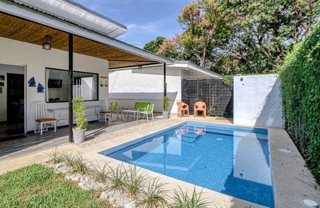 Delightful Getaway Near the Beach W/ Private Pool, Fast WiFi, & Dog Friendly