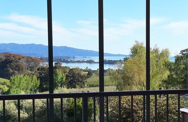 Delightful sunny house with stunning rural & ocean views, swimming pool & spa
