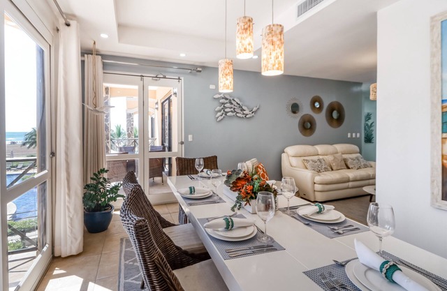 Deluxe, Beachfront Apartment w/ Shared Pools, Free WiFi, & Central A/C