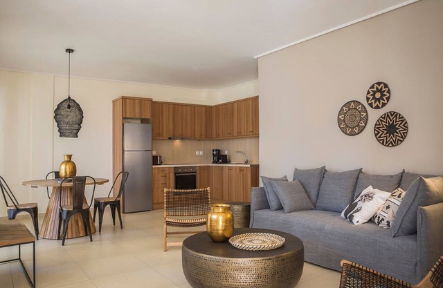 Apartamento Deluxe Cefalonia | Apartamento Crocus | 1 dormitorio | Piscina compartida | Vista al mar