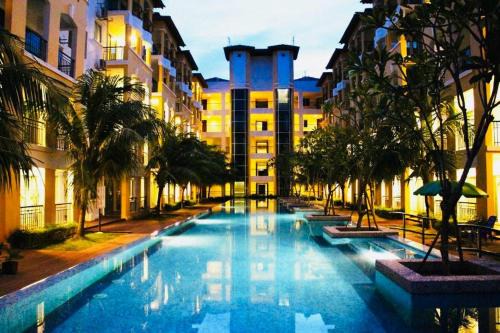 Desaru Beach Luxury Suites Pool View 3Pax E1