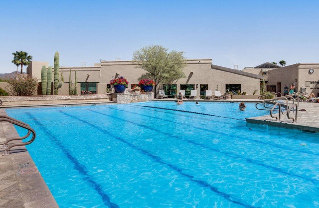 Desert stay with resort perks - pool, spa, fitness center, and athletic courts