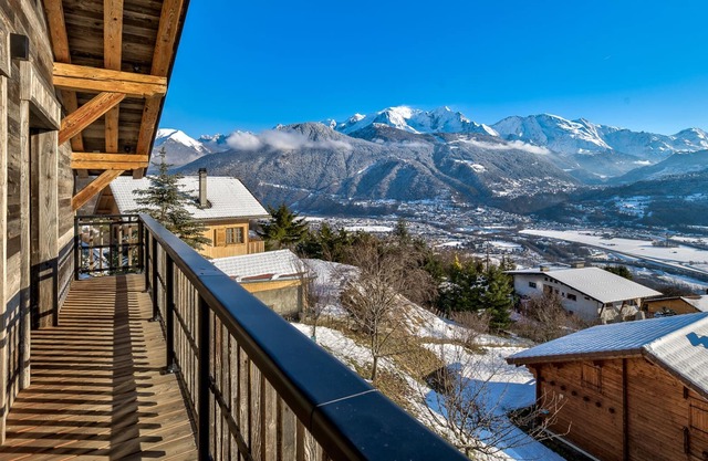 Designer chalet with breathtaking Mont Blanc view