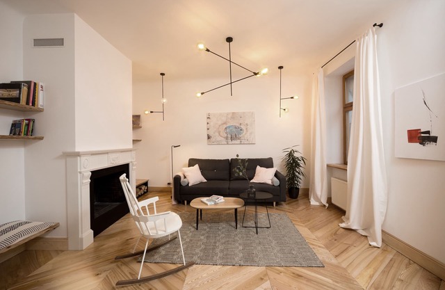 Residencia de diseñadores junto al parque area área Art Nouveau