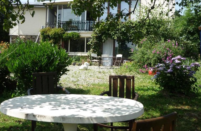 DINANT La Bergeronnette avec la chaleur du feu de bois et le jardin