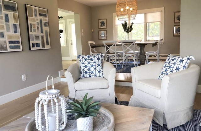 Direct ocean view home steps from beach