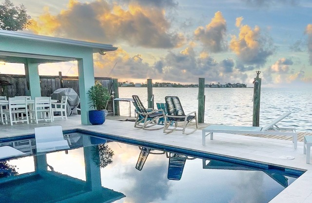 Direct Oceanfront w/ Pool - Fish right off the dock!