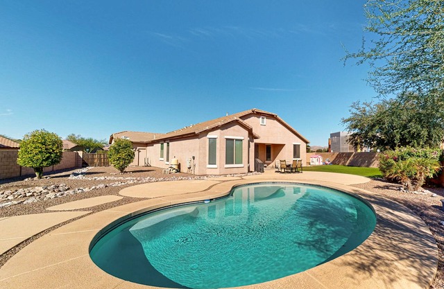 Discover a delightful getaway with private pool, patio, & BBQ in Marana, AZ.
