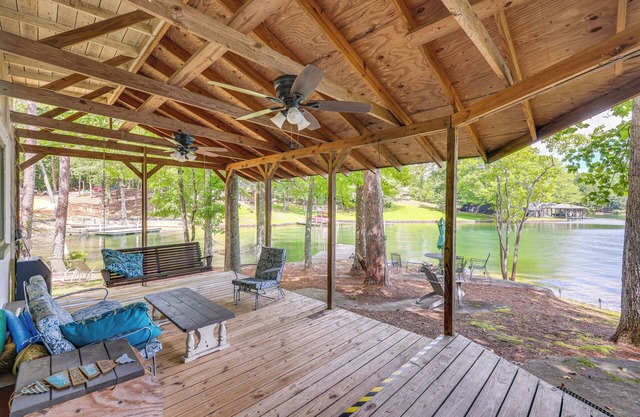 Dock + Stunning Views: Forested Lake Martin Cabin!