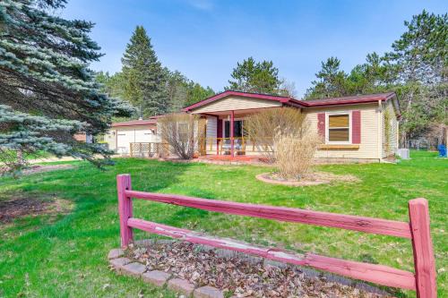 Dog-Friendly Michigan Home with Deck and Fire Pit!