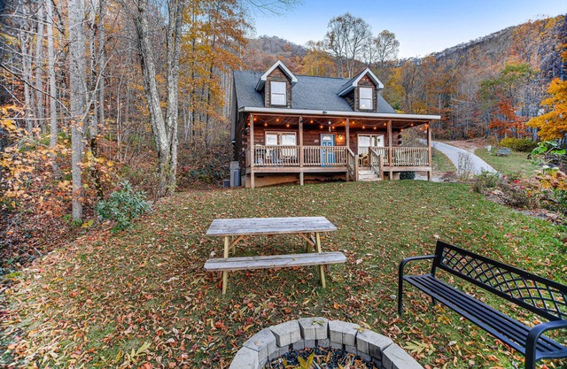 Dog-Friendly Mountain Cabin Near Lakes & Trails w/Free WiFi, W/D, Deck, Firepit