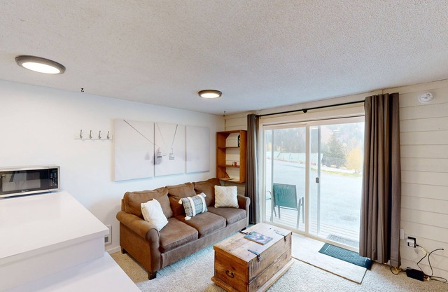 Dog-friendly mountain condo with fireplace & on-site sauna - walk to ski slopes