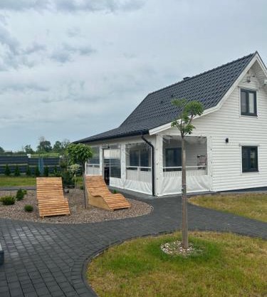 Domek Całoroczny Fuleda -Mazury Giżycko Sauna Jacuzii Kominek