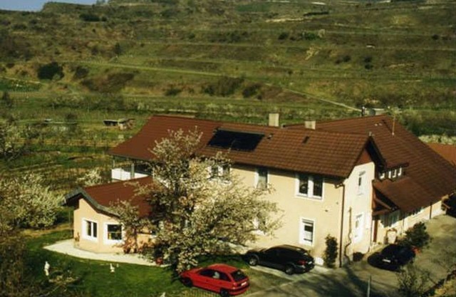 Habitación doble azul - Bodega Baumer