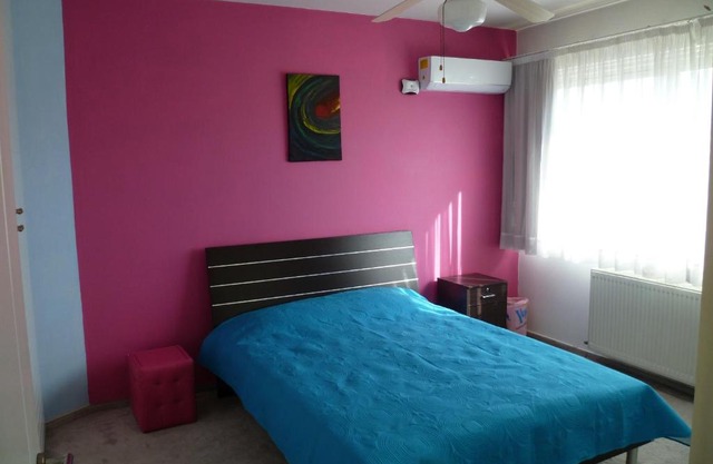 Double room with ensuite bathroom at Datacom building