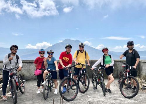 Downhill Cycling Ubud with Volcano, Jungle, Rice Terrace with meals