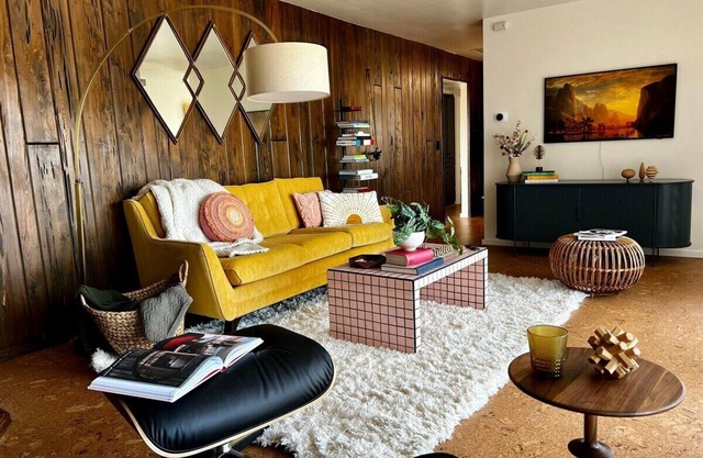 Downtown Mid-Century Modern Condo with Retro Vibes