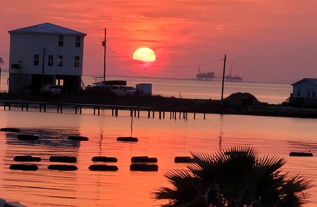 Dragonfly Cottage with views of Mobile bay/short walk to Gulf of Mexico