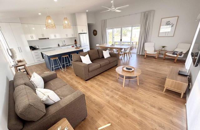 Enjoy beach views in complete comfort.