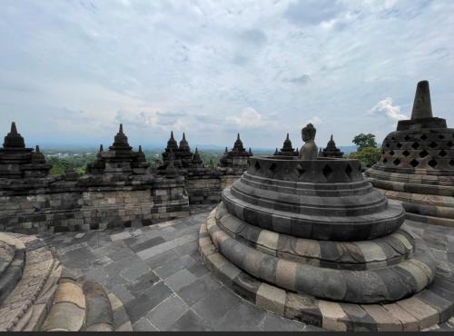 Driver tour Borobudur, Rice Terace & hiden scared waterfall