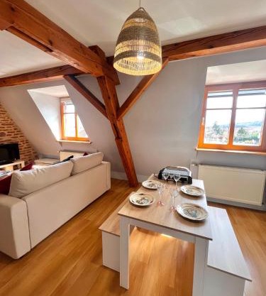 Duplex au cœur de Turckheim, 10 min de Colmar et place de parking