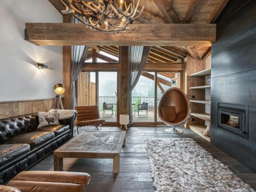 Duplex Charmant Près des Pistes avec Hammam et Cheminée à Courchevel Le Praz - FR-1-568-8