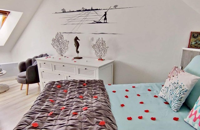 Dúplex, junior suite, con terraza y spa: La Fleur de sel