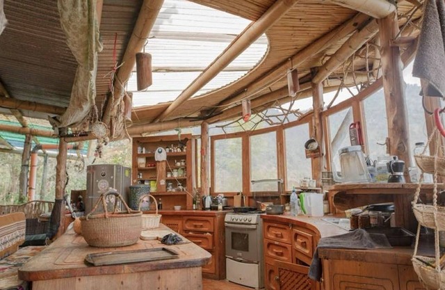 Earthship Cabin Starboard Side w Epic Lake View
